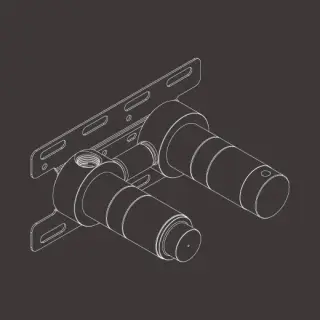 Встраиваемая часть смесителя