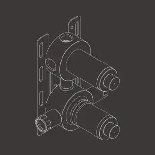 Встраиваемая часть смесителя