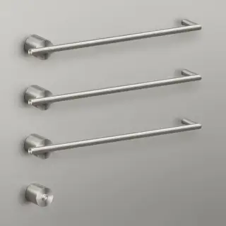 Полотенцесушитель электрический CEA EQUILIBRIO EQB13KDS = TRS01+SEL01(x3шт.)+BOT03 BLACK DIAMOND SATIN