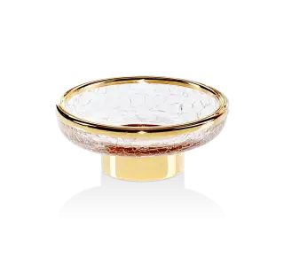 Мыльница Decor Walther CR STS 0932920 стекло/золото