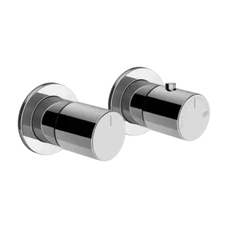Внешняя часть встраиваемого термостата для душа на 3 позиции GESSI HABITO