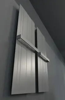 Полотенцесушитель электрический Antonio Lupi BITLIGHT BITL180E +BITBARRA (516 creta) Aluminum/Embossed lacquered/516 creta