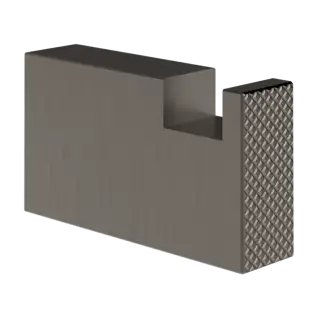 Крючок Gessi INVERSO DIAMANTATO 73621#707 цвет-Black Metal Brushed PVD