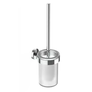 Ершик туалетный Decor Walther BASIC 0531000 цвет-хром, матовое стекло