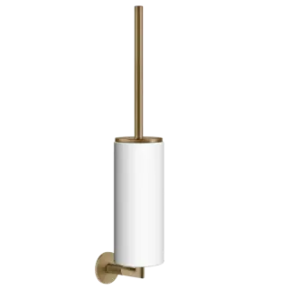 Ершик туалетный Gessi ANELLO 63719#726 цвет-белый/warm bronze brushed PVD