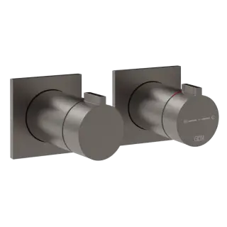 Термостат Gessi INVERSO 73034#707 цвет-black metal brushed PVD