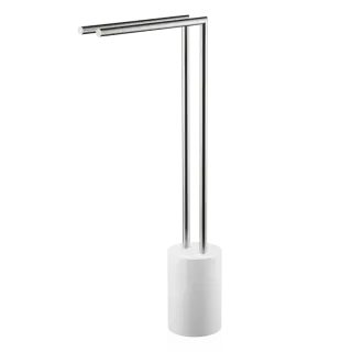 Держатель для полотенец Decor Walther STONE HT2 0971755 база белая, матовая нержавеющая сталь