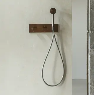 Термостат CEA SIXTY SIX40DBKIS цвет-BLACK IVORY SATIN/шланг силикон QUARTZ GREY