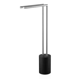 Держатель для полотенец Decor Walther STONE HT2 0971765 цвет-черный матовый/сталь матовая