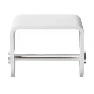 Держатель для туалетной бумаги Decor Walther STONE TPH4 0974555 сталь/белый