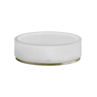 Мыльница Gessi GESSI316 54725#727 цвет-белый/браш.латунь PVD