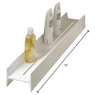 Полка для ванной Antonio Lupi LETTERAMUTA LEMUD110.81 цвет-BIANCO GOFFRATO-506