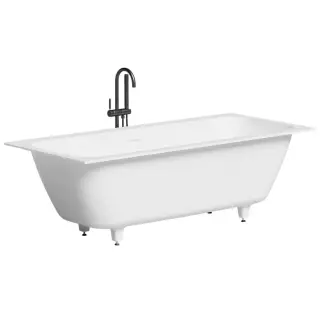 Ванна SALINI ORLANDA AXIS KIT 103312M S-Sense матовый белый/дон.клап. Up&Down белый