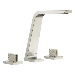 Смеситель для раковины Dornbracht CL.1 13715705-06+20006705-06+20006706-06 цвет-платина матовая