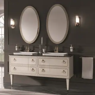 Комплект мебели Mia Italia TORINO с 2 раковинами+2 зеркала