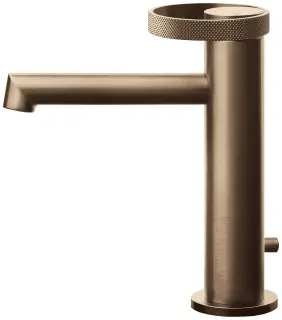 Смеситель для раковины Gessi ANELLO 63301#726 Warm Bronze Brushed PVD
