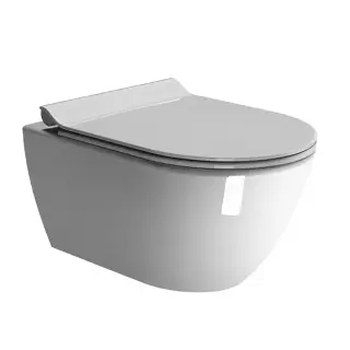 Унитаз подвесной GSI PURA с креплением и сиденьем