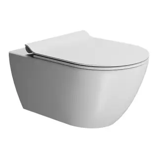 Унитаз GSI Pura 8815FR209+MS86CSN09 цвет-белый матовый