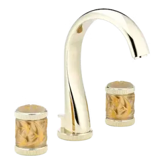 Смеситель для раковины THG HIRONDELLES TAMPONNEES OR A4L.F30.151 Soft gold