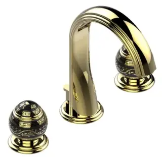Смеситель для раковины THG Marqise Or Decor A7F.H52.151 gold PVD (H52)