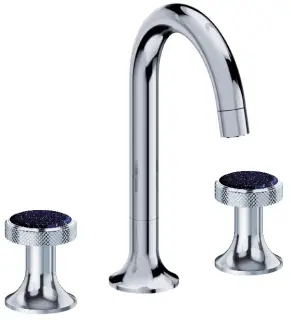 Смеситель для раковины Jorger Valencia 638.30.300.000-56 chrome/blue aventurine