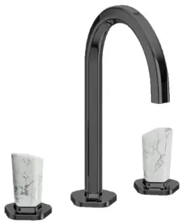 Смеситель для раковины Jorger SHADÓ 635.30.300.095-51 цвет-nerz, ручки-белая бирюза