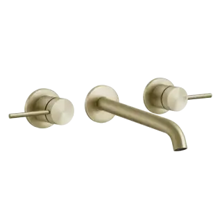 Смеситель для раковины Gessi GESSI 316 54094#727 цвет-браш.латунь PVD