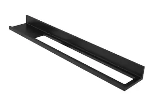 NOKEN ESSENCE C Полка для аксессуаров и полотенцедержатель 65 см, алюминий черный