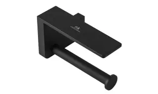 NOKEN URBAN C Держатель туалетной бумаги с крышкой, черный