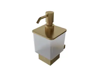 NOKEN URBAN C Дозатор настенный, стекло/браш. золото