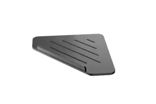 NOKEN OXO Полочка для душа угловая, черный матовый