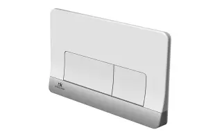 NOKEN FORMA Клавиша для двойного смыва, белый/хром