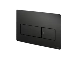 NOKEN GLASS Клавиша для двойного смыва, стекло чёрный