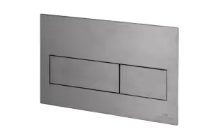 NOKEN TONO Клавиша для двойного смыва, шлифованная нержавеющая сталь