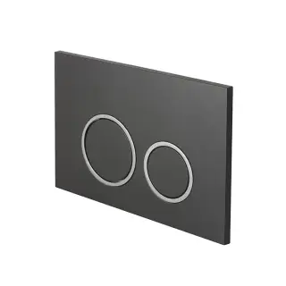 NOKEN i-Comfort RONDO Клавиша двойного смыва, чёрный/хром