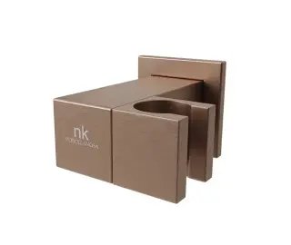 NOKEN COTA Настенный держатель для ручного душа, с подводом воды, браш. медь