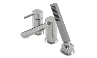 NOKEN CONCEPT Внешняя часть смесителя на борт ванны, хром