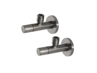 NOKEN HOTELS Набор вентилей подключения смесителя G3/8-G1/2, браш. титан