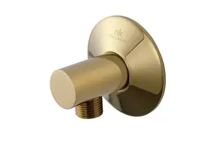 NOKEN LIGNAGE Подвод воды настенный, для гибкого шланга, золото