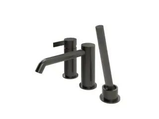 NOKEN LIGNAGE Внешняя часть смесителя на бортик ванны, браш. титан