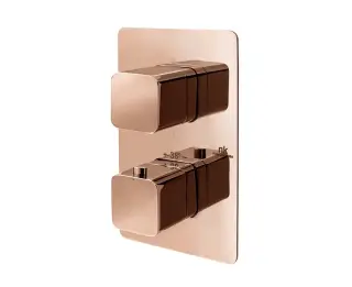 NOKEN LOUNGE Наружная часть термостатического смесителя Smartbox, медь