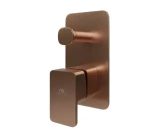 NOKEN LOUNGE Наружная часть встроенного смесителя для ванны/душа, браш. медь