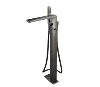 NOKEN LOUNGE Однорычажный смеситель для ванны/душа монтируемый в пол, титан