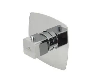 NOKEN LOUNGE Смеситель с термостатом, утопленный, 3/4”, 60 л/мин, без запорного вентиля, хром