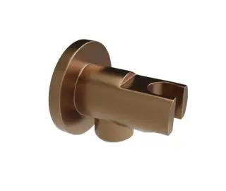 NOKEN MINIMAL Настенный держатель для ручного душа, с подводом воды, браш. медь