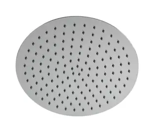 NOKEN ROUND INOX Верхний душ 30 см, 18 л/мин, браш. нержавеющая сталь