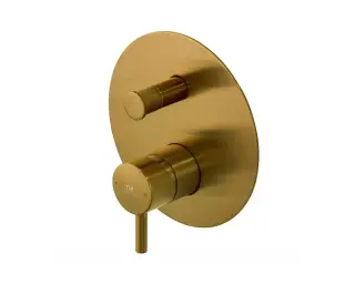 NOKEN ROUND Внешняя часть смесителя для душа, браш. золото