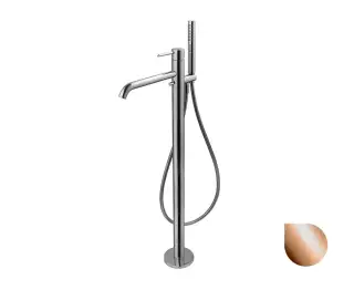 NOKEN ROUND Внешняя часть смесителя напольного для ванны, браш. медь