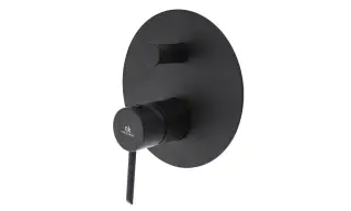 NOKEN ROUND Внешняя часть смесителя для душа, черный матовый