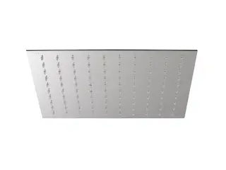 NOKEN SQUARE Верхний душ 30x30 см., с шаровым соединением и защитным клапаном, полир. сталь